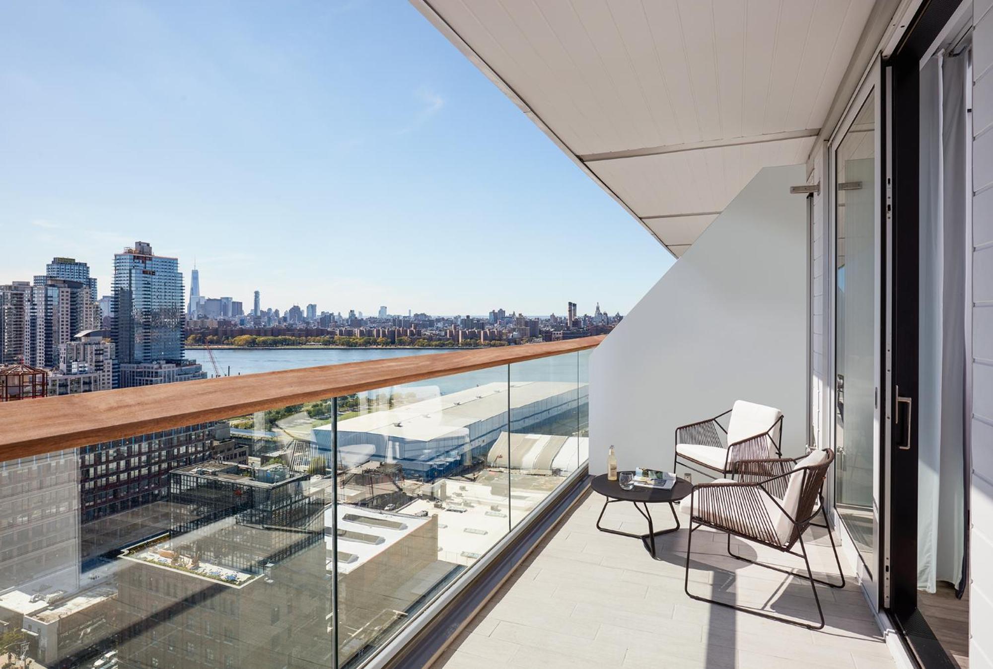 The William Vale Hotel New York City Exterior photo View from a balcony